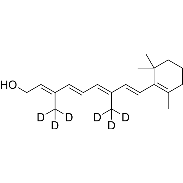 Retinol-d6 Chemical Structure