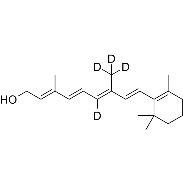 Retinol-d4 化学構造