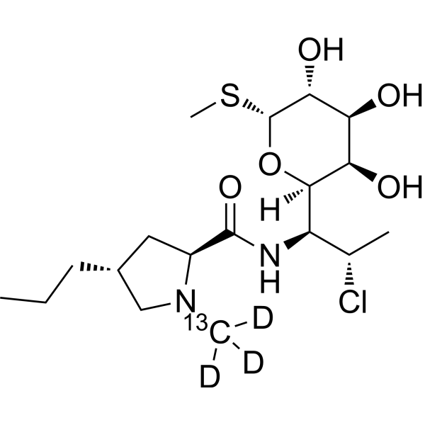 Clindamycin-13C,d3 Chemical Structure