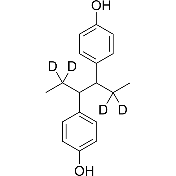 (Rac)-Hexestrol-d4  Chemical Structure