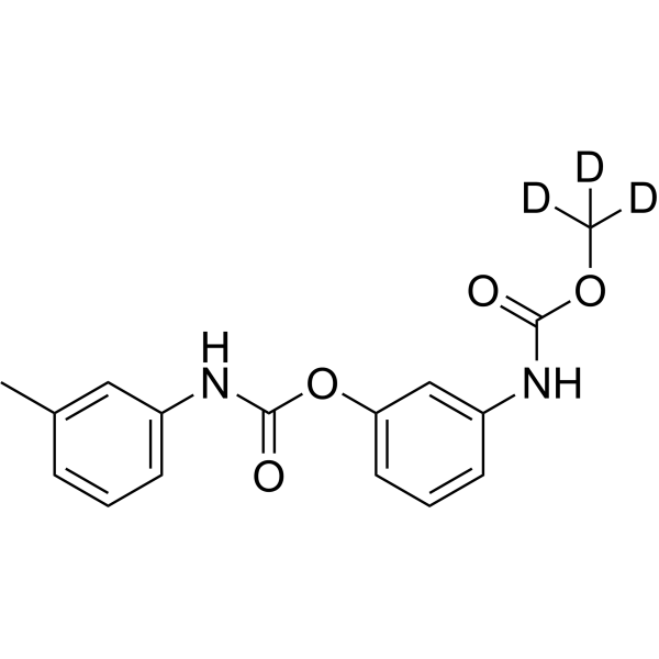 Phenmedipham-d3 Chemische Struktur