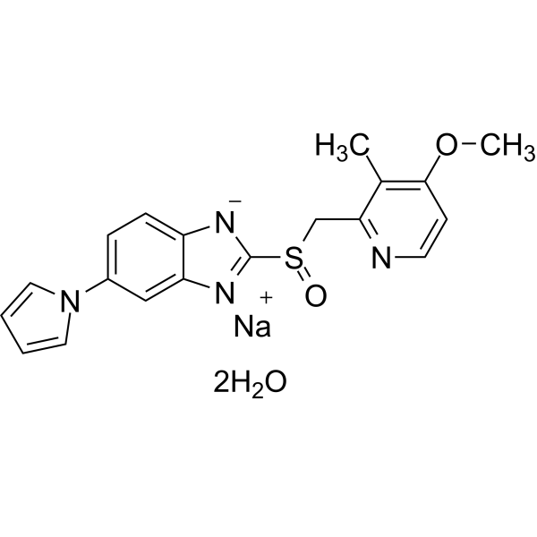 Ilaprazole sodium hydrate Chemische Struktur