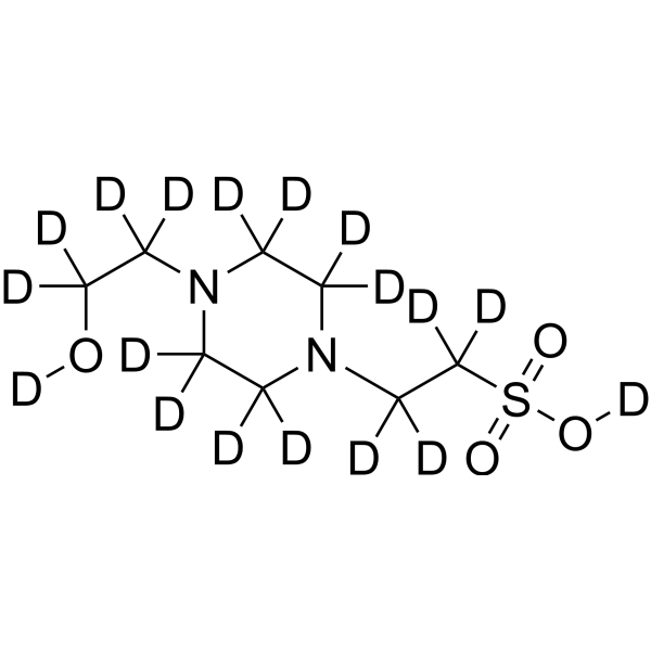 HEPES-d18 Chemical Structure