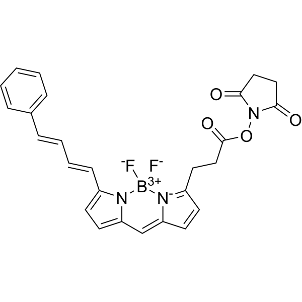 BODIPY-581/591 NHS ester التركيب الكيميائي