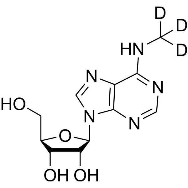 N6-Methyladenosine-d3 Chemical Structure