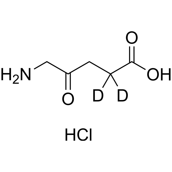 5-Aminolevulinic acid-d2 hydrochloride Chemical Structure