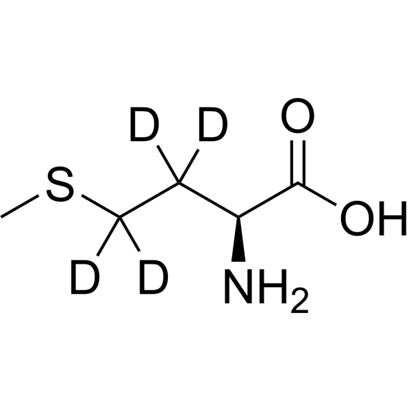 L-Methionine-d4 Chemische Struktur