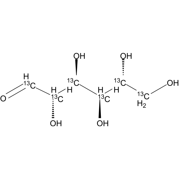 D-Mannose-13C6 Chemical Structure