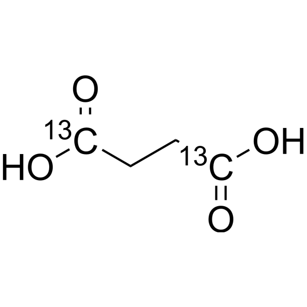 Butanedioic acid-13C2 Chemical Structure