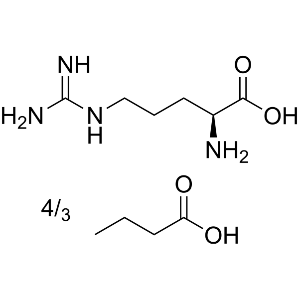 L-Arginine butanoate Chemische Struktur