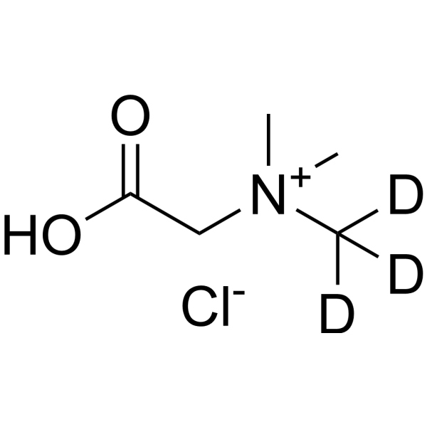 Betaine-d3 chloride Chemical Structure