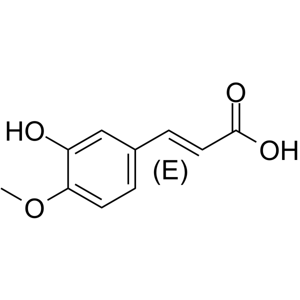 trans-Isoferulic acid Chemical Structure