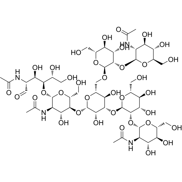 A2G0 Glycan التركيب الكيميائي