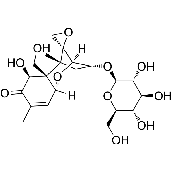 Deoxynivalenol-3-β-D-glucoside التركيب الكيميائي