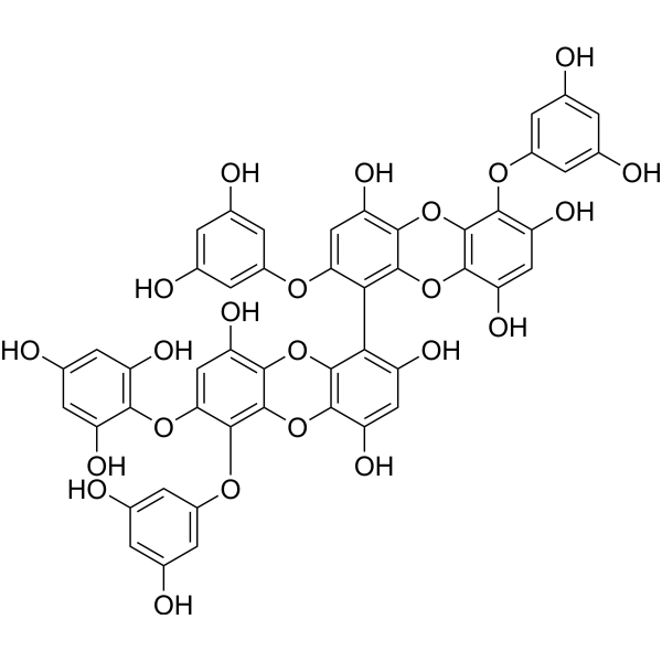 2,7"-Phloroglucinol-6,6'-bieckol التركيب الكيميائي