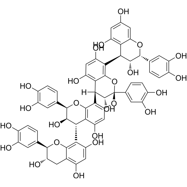 Cinnamtannin D2 Chemische Struktur