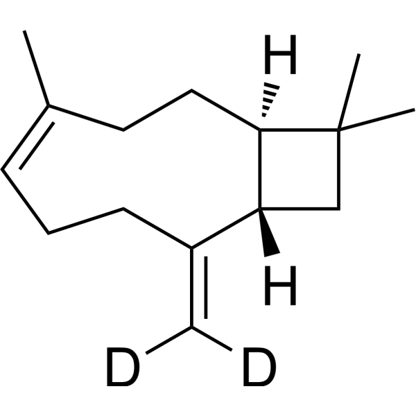 β-Caryophyllene-d2  Chemical Structure
