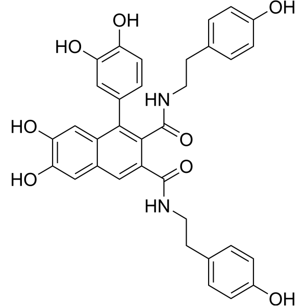 Cannabisin A Chemical Structure