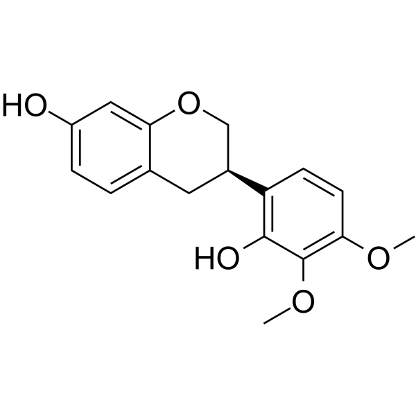 (R)-Isomucronulatol التركيب الكيميائي