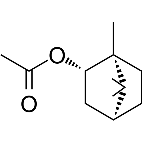 Isobornyl acetate Chemical Structure