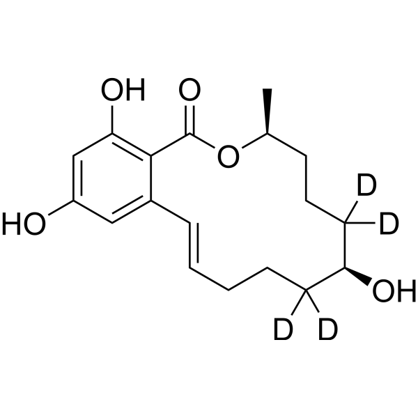 β-Zearalanol-d4  Chemical Structure