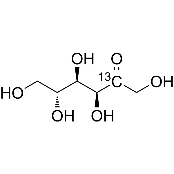 D-Fructose-13C-1 化学構造