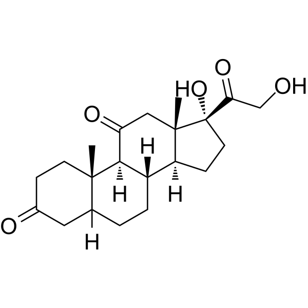 5-Dihydrocortisone التركيب الكيميائي