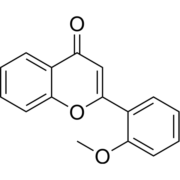 2'-Methoxyflavone 化学構造