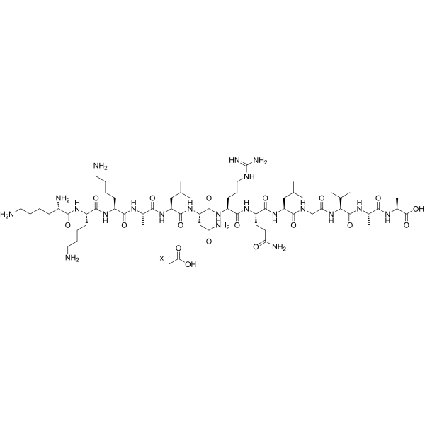 MK2-IN-5 acetate Chemische Struktur