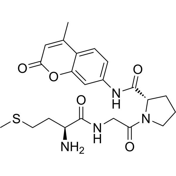 Met-Gly-Pro-AMC Chemical Structure