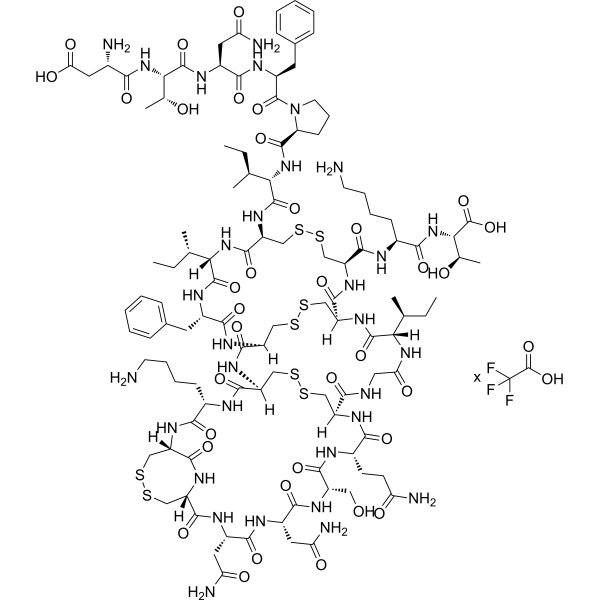 Hepcidin-1 (mouse) (TFA)  Chemical Structure