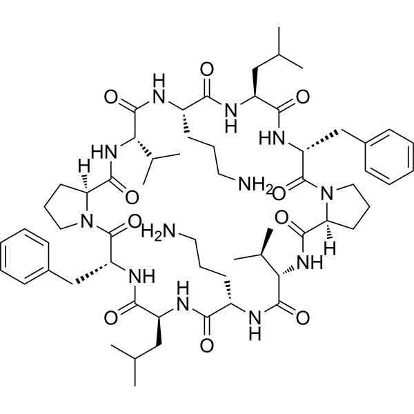 Gramicidin S  Chemical Structure