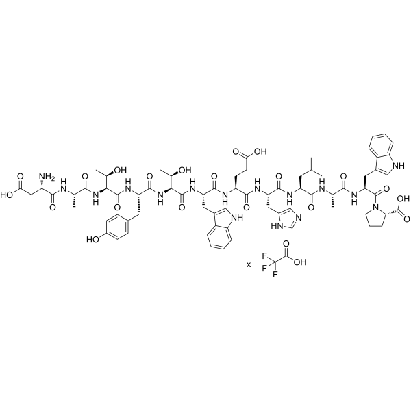 K1 peptide TFA 化学構造