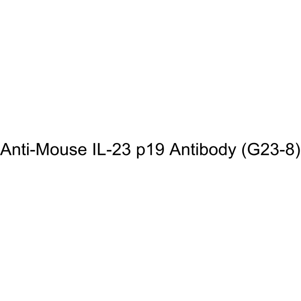 Anti-Mouse IL-23 p19 Antibody (G23-8)  Chemical Structure