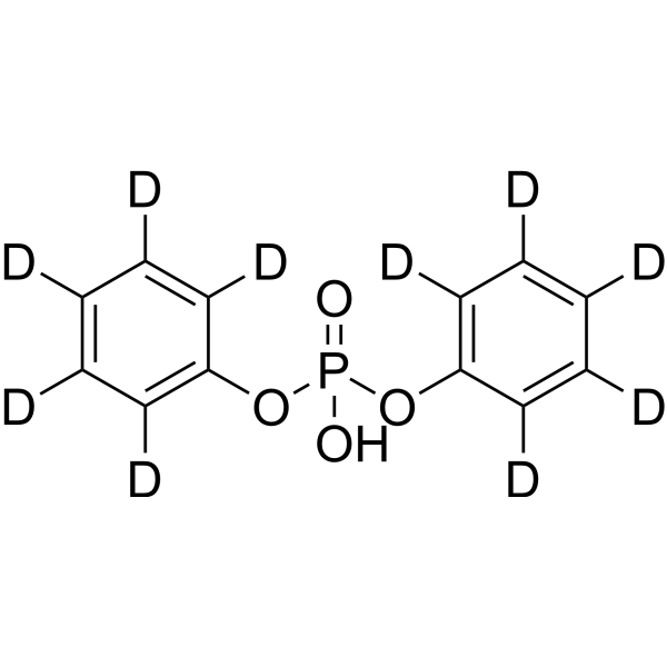 Diphenyl Phosphate-d10 化学構造