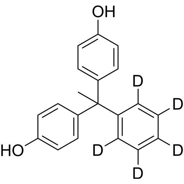 Bisphenol AP-d5 Chemical Structure