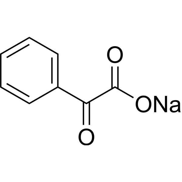 Phenylglyoxylic acid sodium 化学構造