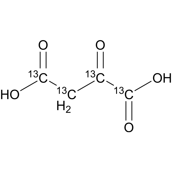 Oxaloacetic acid-13C4 Chemical Structure