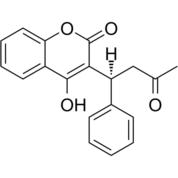 S-(-)-Warfarin Chemical Structure