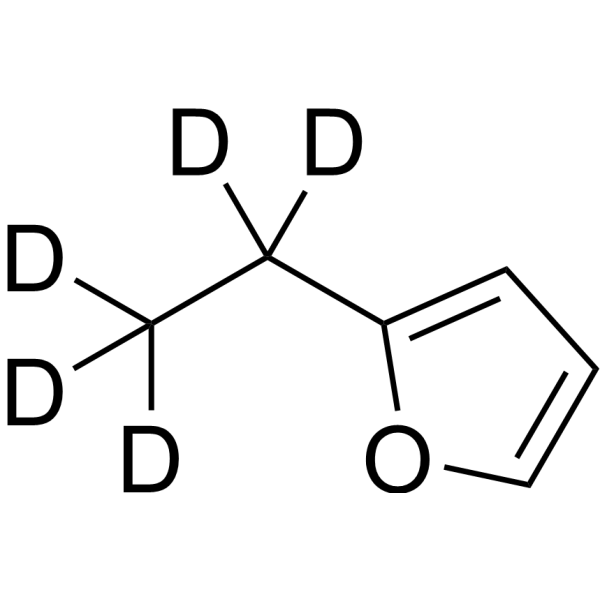 2-Ethylfuran-d5  Chemical Structure