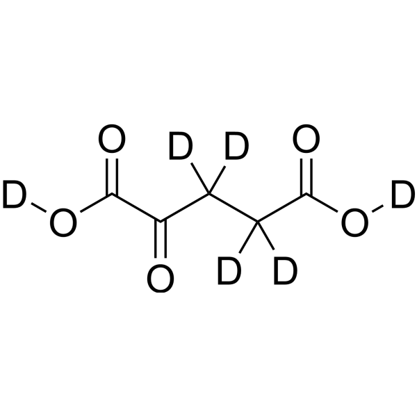 2-Ketoglutaric acid-d6 Chemical Structure