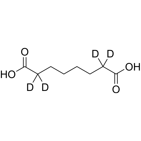 Suberic acid-d4 Chemical Structure