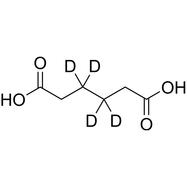 Adipic acid-d4 Chemical Structure