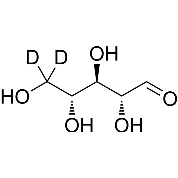 D-Ribose-d2 Chemische Struktur