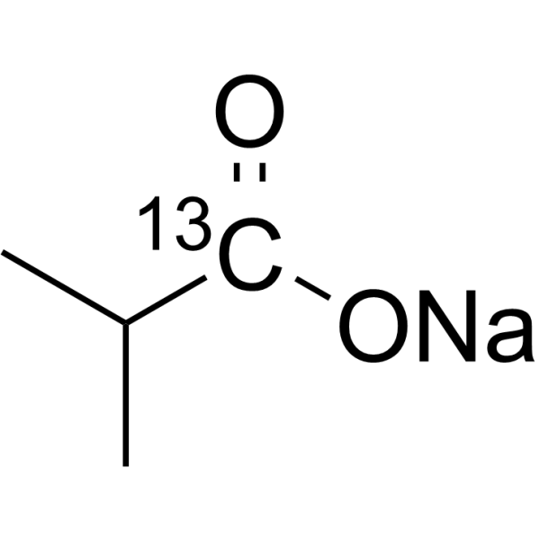 Sodium 2-Methylpropionate-1-13C التركيب الكيميائي