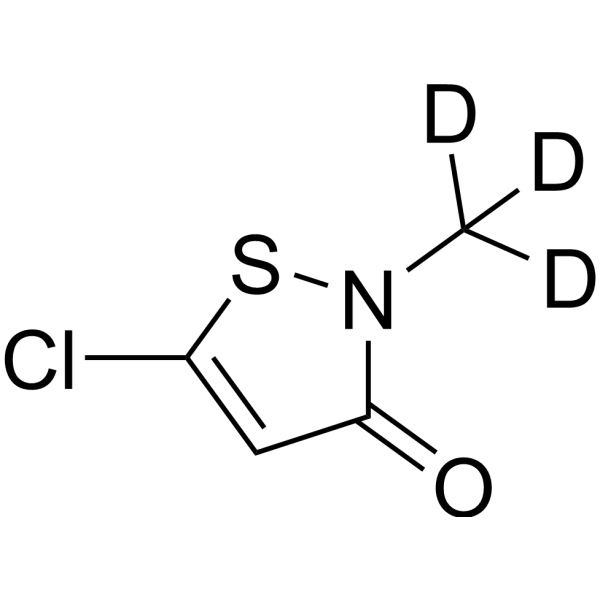 5-Chloro-2-methylisothiazol-3(2H)-one-d3 التركيب الكيميائي