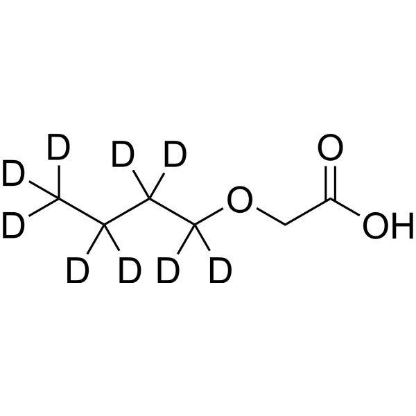 n-Butoxyacetic acid-d9 Chemical Structure