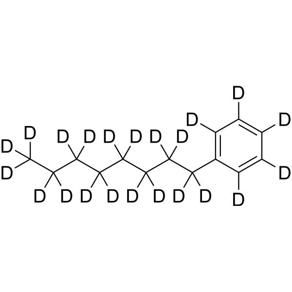 Octylbenzene-d22 Chemische Struktur