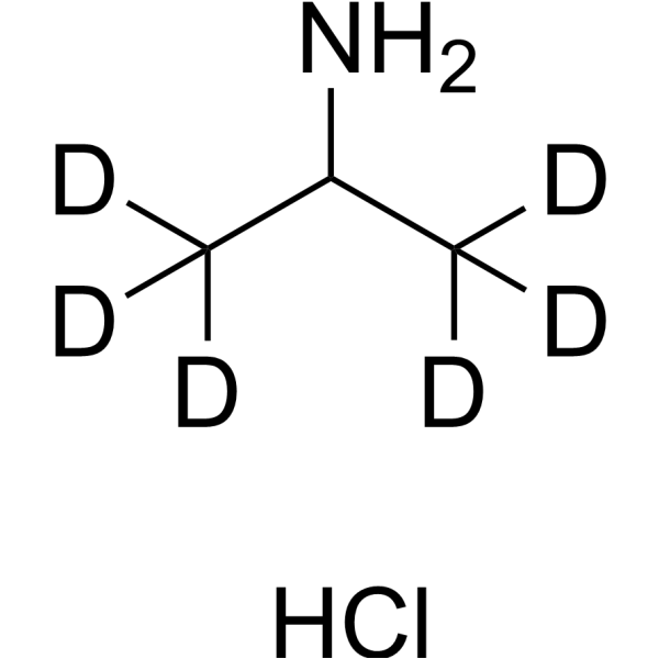 Propan-2-amine-d6 hydrochloride Chemical Structure