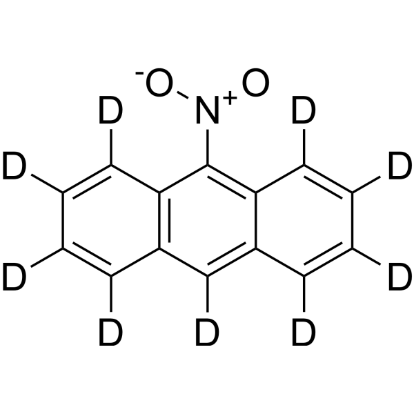 9-Nitroanthracene-d9 Chemical Structure